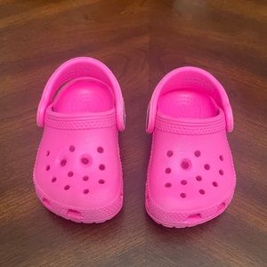 Classic Electric Pink Crocs